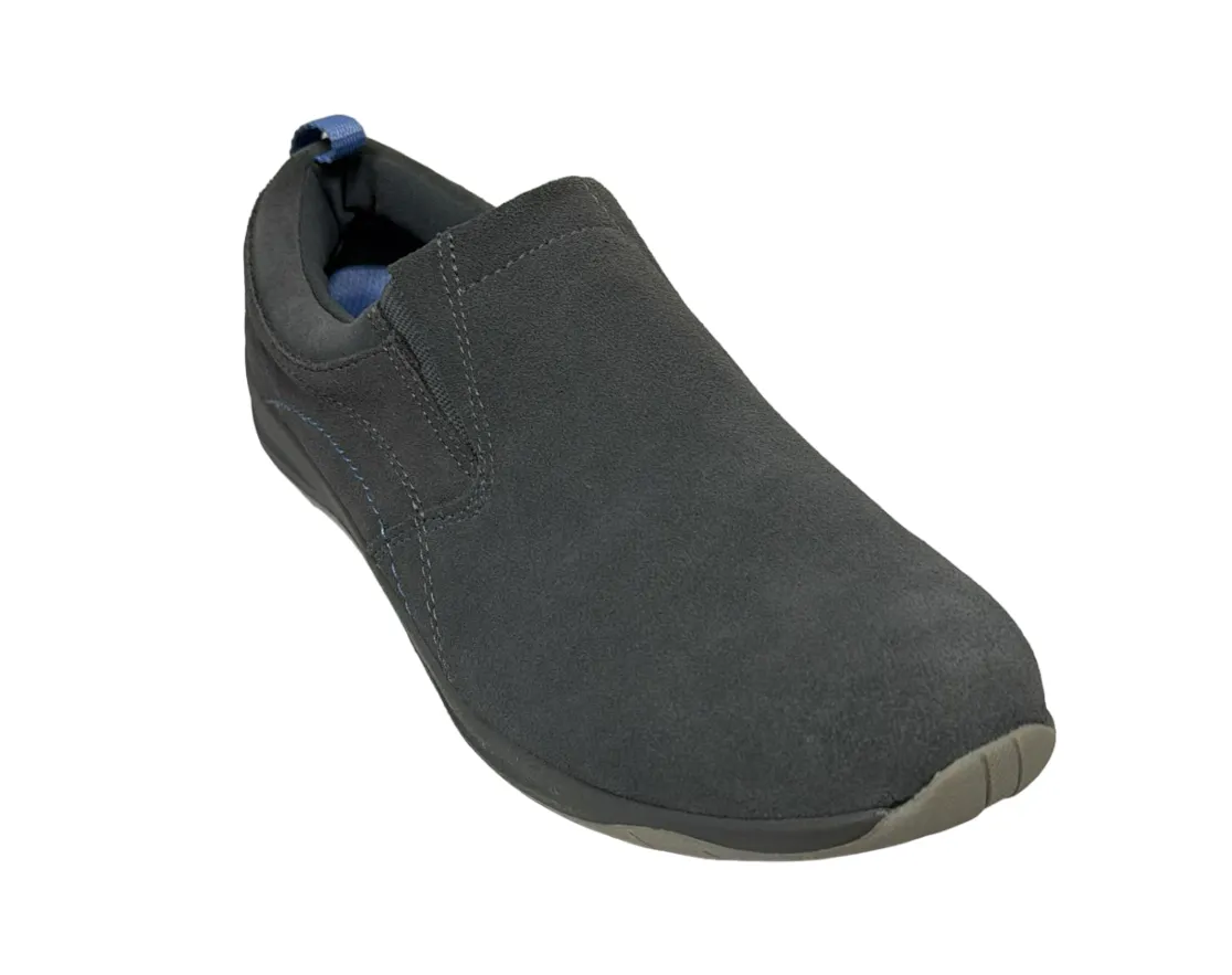 Lands' End Women Comfort Slip On Shoes Iron Gray