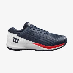 Wilson Men's Rush Pro Ace Tennis Shoes Navy & White